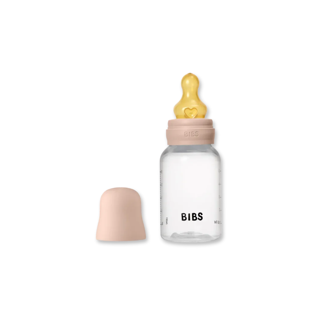 Set Completo Biberón de Plástico Libre de  BPA Látex 150ml - Blush