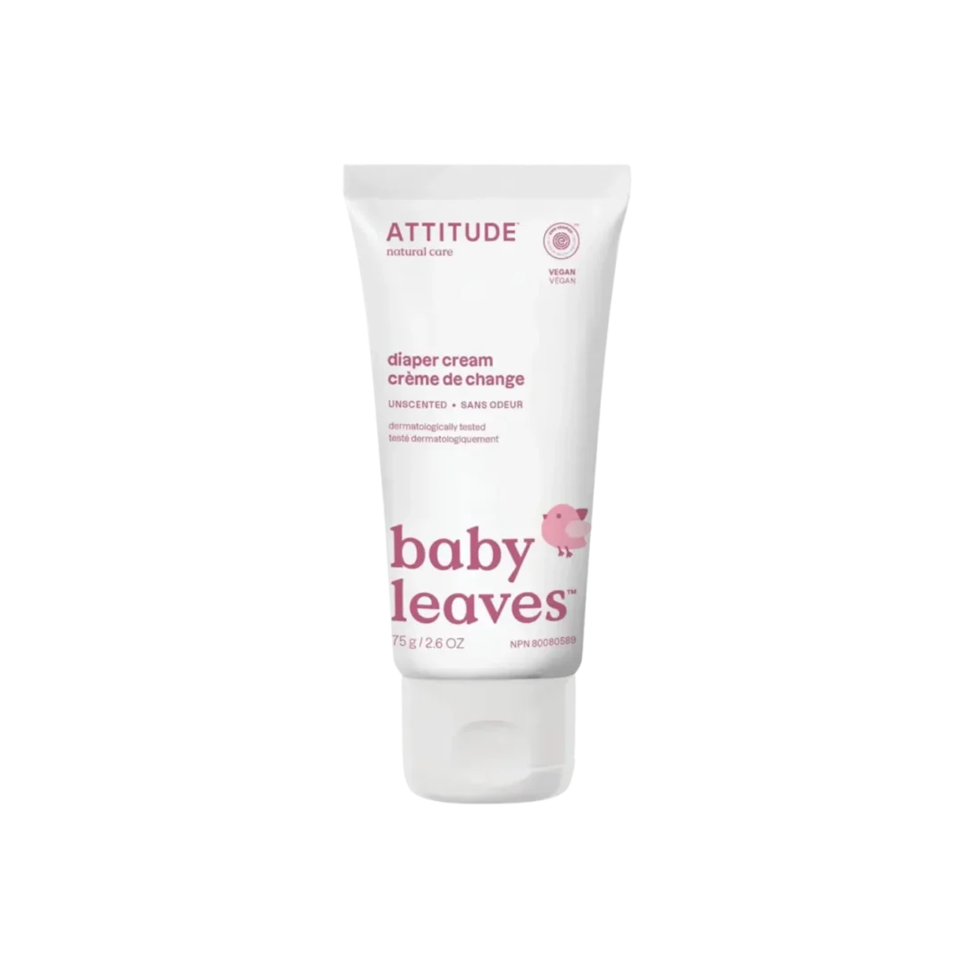 Attitude Crema para Pañal Baby Leaves - Sin Fragancia 75gr