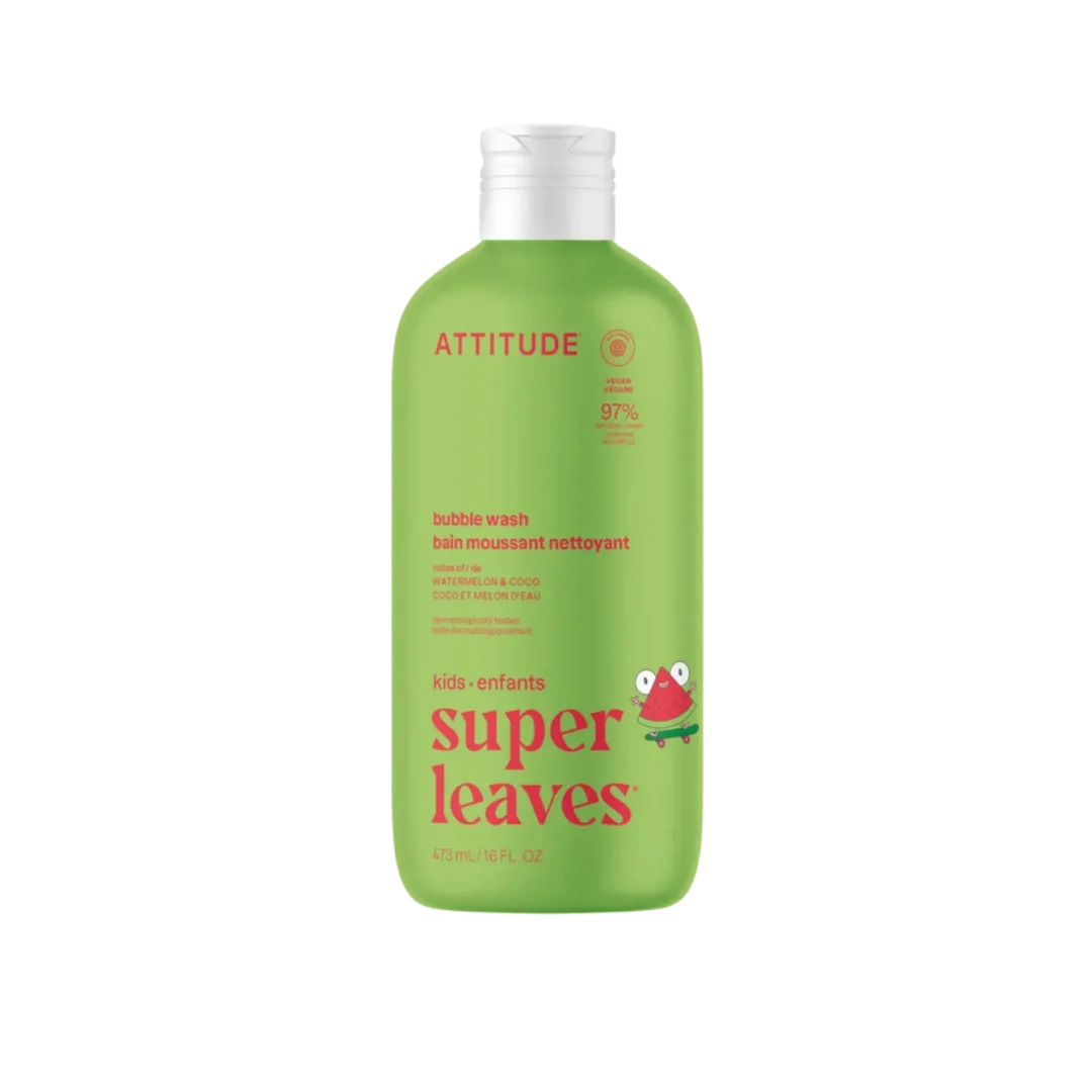 Attitude Gel de Baño Natural Little Leaves Sandía & Coco 473ml