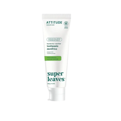 Attitude Pasta Dental Natural Sin Flúor Menta 120gr