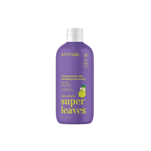 Attitude Shampoo 2 en 1 Natural Little Leaves Vainilla & Pera 473ml