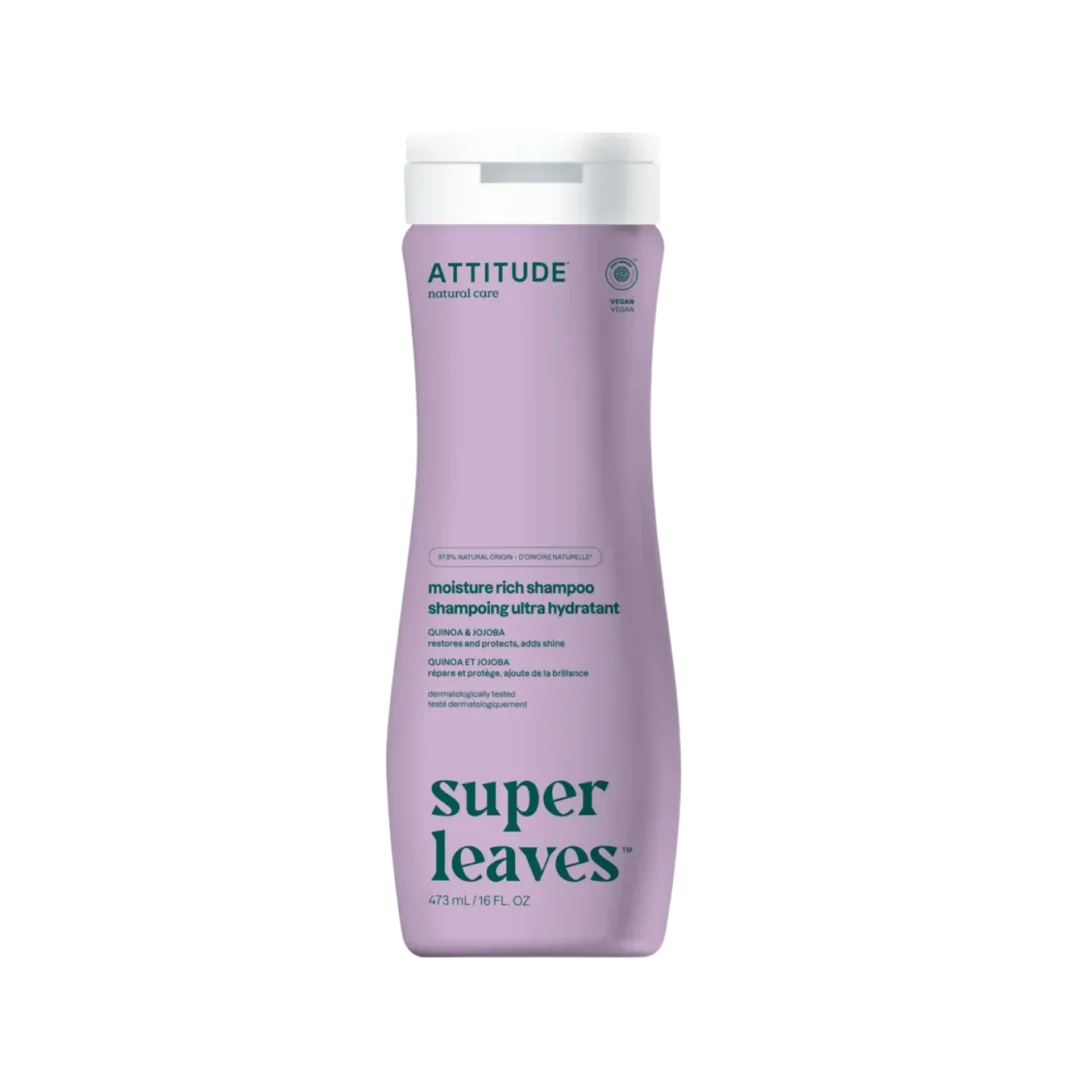Attitude Shampoo Natural Super Leaves Hidratante 473ml