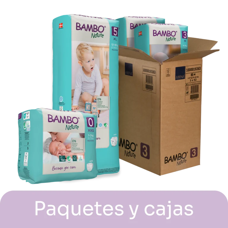 etapas de pañales bambo nature